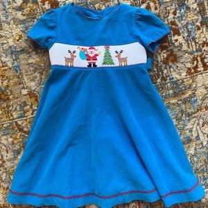 Christmas Smocked Dress